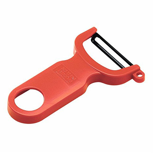 Kuhn Rikon 22060 Peeler Sparschäler Pelador de Fruta y verdura Swiss, 10.7 cm, Rojo, Plastic, Individual