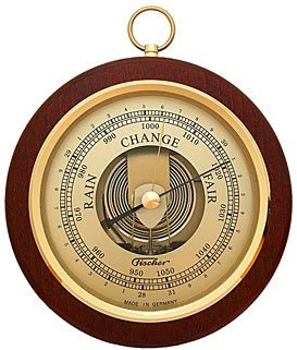 Fischer Barometer Brass-Mahogany 6.7 / 170 mm - 1436R-22