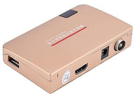 VBESTLIFE Analog TV Adapter für Analog-TV-Receiver mit HF HDMI Konverter (VDE) für alle Fernseher mit HDMI-Eingang,Geeignet für Projektoren,Multimedia-Unterricht,Netzwerktechnik.(EU)