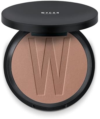 WYCON cosmetics BRONZING POWDER maxi terra abbronzante compatta specifica per scolpire il viso (103 dark)
