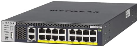 NETGEAR M4300-16X Managed Switch APS299W PSU (XSM4316PA), Black