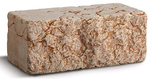 WUEFFE Mattoni in Marmo 25x12x10 - Muro cordolo aiuola Giardino (Rosso Verona, 12 Pezzi)