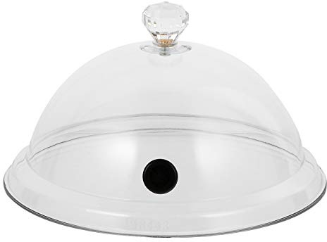 Yardwe Smoke Hood - 10 Inches Transparent Protective Cover for Barbecue Parties and Events