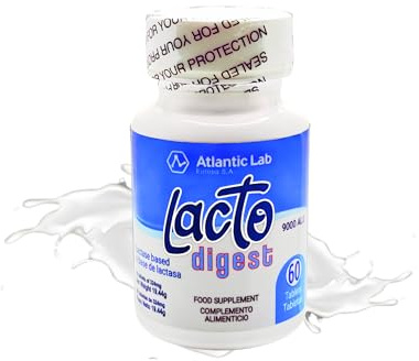 LactoDigest® - Sollievo naturale rapido e potente dall'intolleranza al lattosio, enzima lattasi 9000 FCC, 60 capsule. Prodotto negli Stati Uniti. Allevia i disturbi digestivi