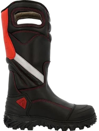 ROCKY Code Red Structure NFPA Rated Composite Toe Fire Boot, Black, Size 12(EW)