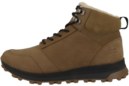 Clarks ATL Trek Up WP Mens Dark Sand Wlined, 8