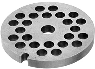 Lame de Hachoir à Viande Disque à Trous, à Disque En Acier Inoxydable avec Trous de 6 mm | pour Affûteur Hachoir Bosch, Zelmer, Chambre Numéro 5-53,5 cm