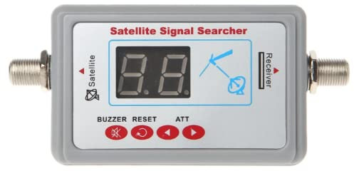 DollaTek Antenna televisiva digitale, mirino del segnale satellitare, display LCD