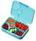 schmatzfatz Bento-Box für Kinder - BPA-frei, Auslaufsicher, 4-6 Fächer, Modular, Spülmaschinenfest, Brotdose für Kindergarten, Vesperbox, Snackbox, Petrol Sea, 20,8 x 4,5 x 15 cm