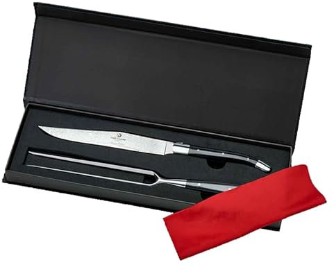 Chef Cuisine Tranchierbesteck 2 tlg., Damast Stahl, hochwertig