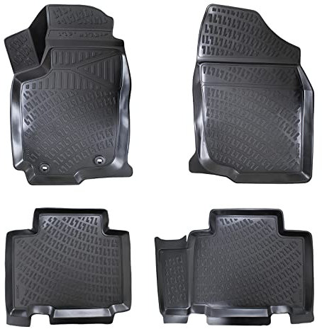fussmattenprofi.com Fußmatten für Toyota RAV4 IV 2013-2018 Innenraum Gummimatten | 3D TPE Allwetter Fussmatten Set, Passgenaues Fussmatten Auto Zubehör