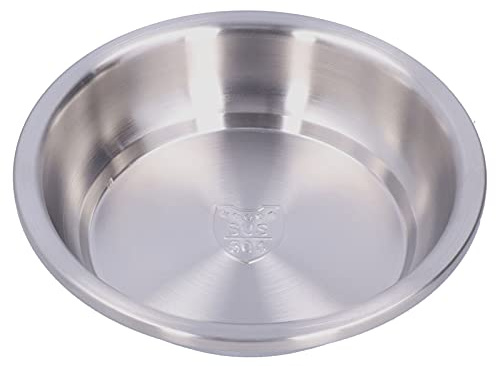 aqxreight Plato De Acero Inoxidable 304 Alimenticio Ideal Para Comidas Plato Redondeado Resistente Y Seguro Para Uso En Cocina Hogar O Profesional