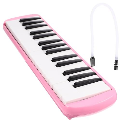JOINPAYA Melodica Für Anfänger Mundharmonika Rosa Für Junge Mädchen Und Erwachsene Sicheres Und Langlebiges Musikinstrument Musikalischen Fähigkeiten