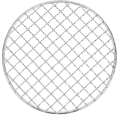 M METERXITY Cooling Rack, 6 Round Stainless Steel Baking Rack for BBQ/Cooking/Roasting/Grilling/Steaming/Drying, Wire Cooling Rack for Baking [Silver]