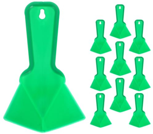 NUOBESTY Truelle D'angle Intérieure Pour Cloisons Sèches Et Béton 10 Pièces Plastique Vert Polyvalente Usage Professionnel Rénovation