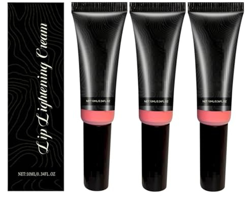 Lip Lightening Balm for Dark Lips,Brightening Balm for Smokers & Non-Smokers, Lip Lightening Cream, Advanced Lightening Formula, Fade-Lip-Discoloration, Deep Moisturizing (3)