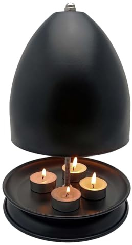 Teelichtofen-Heizung, Doppelwandig Teelichtheizer, Teelichtofen Teelichtheizung Metall, Für Winter Wohnzimmer Und Schlafzimmer