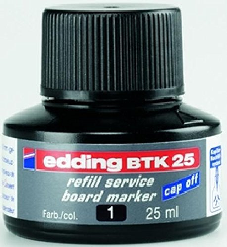 Nachfülltusche in Flasche 25ml sw schwarz für Boardmarker edding 28,29,