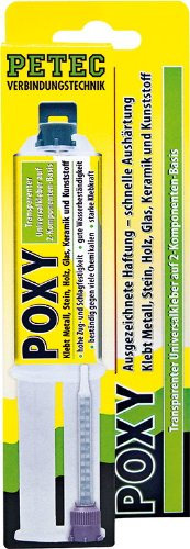 Poxy Epoxyd 2 Komponenten Universalklebstoff 24 ml Doppelspritze in SB - Verpackung