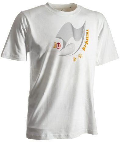Ju-Jutsu-Shirt Moiré weiß