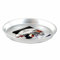 Pentole Agnelli Linea Pasticceria e Pizza Tortiera Conica in Alluminio con Orlo (H 3 cm), Argento, 40 cm