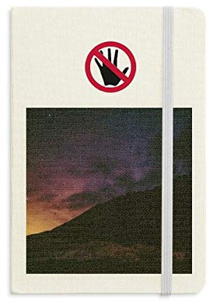 Yellow Stars Night Sky Secret Notebook Classic Journal Tagebuch A5