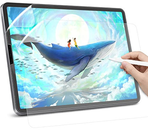TIKSSO 2 Stück Papier Matte Schutzfolie Kompatibel mit iPad Air 5 Generation (2022),iPad Pro 11 Zoll (2022,2021,2020) & iPad Air 4 10,9 Zoll (2020), Blendfreiem zum Zeichnen, Schreiben.