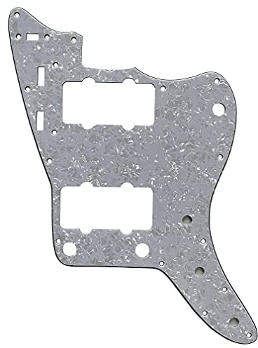 Passend für Fender American Vintage 62 Jazzmaster Style Gitarren-Schlagbrett (4-lagig, White Pearl)