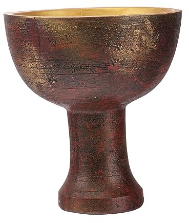 Garneck Heiliger Kelch Aus Harz Retro Opferbecher Religiöses Zeremonien Ornament Für Familienrituale