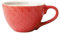 Taza de café grande XXL, de cerámica, 700 ml, con asa, cuenco de desayuno, cereales, sopa, gachas de avena, ensalada, taza de cerámica extragrande (380 ml, rojo)