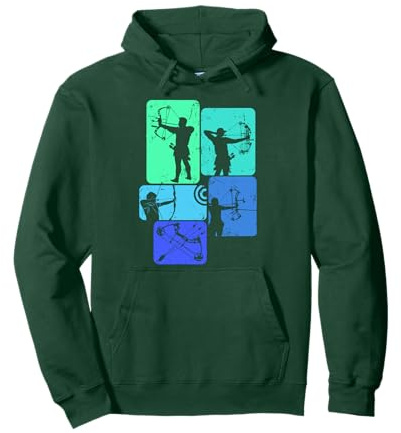 Bogenschießen Bogenschütze Bogensport Herren Kinder Pullover Hoodie