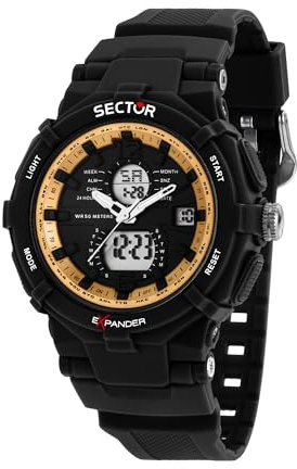 Sector No Limits Orologio Uomo, Collezione Ex-09, Anadigitale, 50 mm - R3251296004