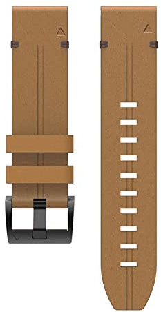 JUANZD Cinturino in pelle da 22 mm 26 mm compatibile con cinturino di ricambio a sgancio rapido Fenix ​​6/6X compatibile con cinturino Smart Watch Fenix ​​5/5 Plus/5X(17,26mm)