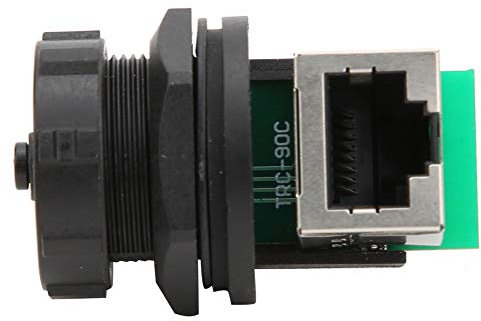 Mavaol IP67 RJ45 Adaptateur Ethernet, ignifuge, installation facile, pour le réseautage industriel, la surveillance, l'automatisation d'usine