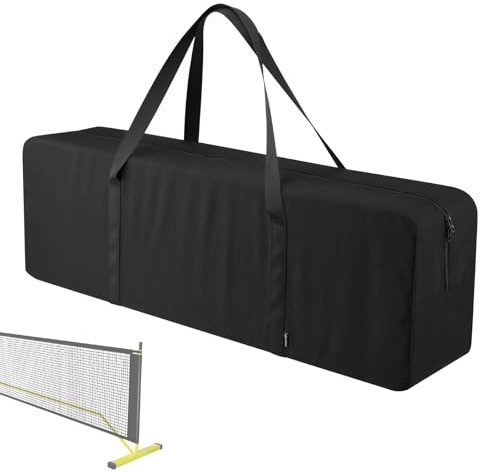 Easecos Pickleball Net Set Carry Bag Portable Pickle Ball Equipment Storage Bag Foldable Badminton Net System Replacement Bag Heavy Duty Zipper Duffle Bag for Indoor Outdoor Driveway Backyard, NO Net