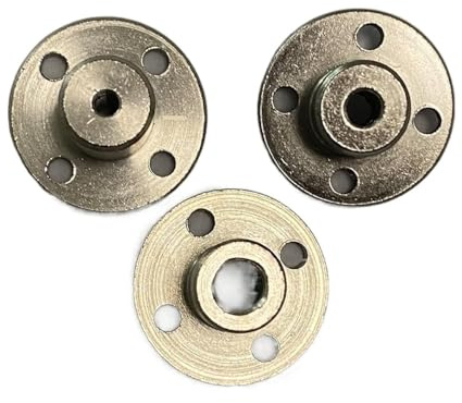 accoppiamento, flange coupler, rigid flange coupling, 2pcs Threaded Shaft Gear Motor Flange Nut DIY Coupling Screw Guide Shaft Support(M6)
