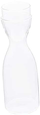 Holibanna Recipiente De Vidrio Para Jarra De Agua Multifunción Botella De Vidrio Con Tapa Jarra Grande Con Taza