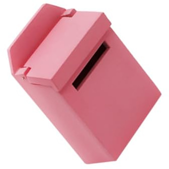 Kisangel 12 en Bois Couvercle Ouvrant, Accessoire de Mini-scène Rose pour Maison de Poupée, Meubles Miniatures Décoratifs, Petite Boîte aux Lettres pour Décoration