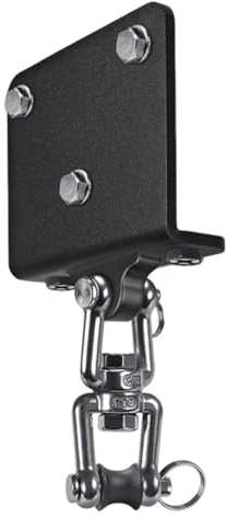 Soporte para saco de boxeo, gancho de montaje en techo de metal de alto carbono, diseño de rodamiento de carga estable, conector de rotación silenciosa, equipo de práctica de fuerza de entrenamiento