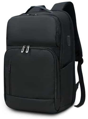 Dotop 17.3 Inch Laptop Backpack Waterproof Slim Business Travel with USB | for Men Women, Charging Port, Carry On Rucksack for Men Women, Lightweight Work Bag for College Office Travel