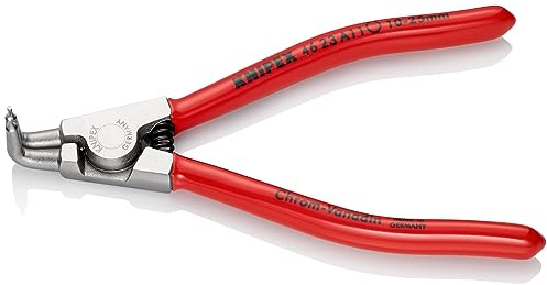 KNIPEX Pinza per anelli di sicurezza per anelli di sicurezza esterni su alberi cromata rivestiti in resina sintetica 125 mm, 46 23 A11