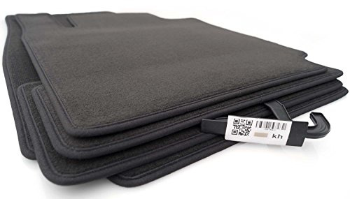 Fußmatten passend für Nissan Micra K12 Velours Automatten in Original Qualität Schwarz 4-teilig