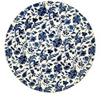 Churchill CLSQ00311 Antique Floral Beilagenteller, blau