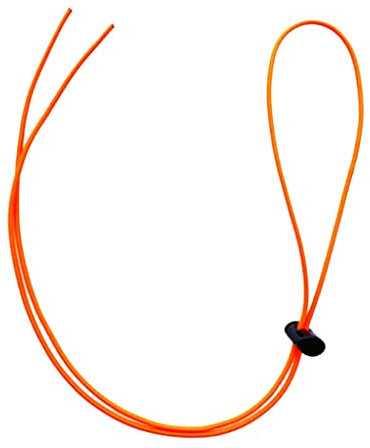 T TOOYFUL Elastic Shock Cord Schwimmbrille Scuba Dive Mask Strap Zubehör - Orange