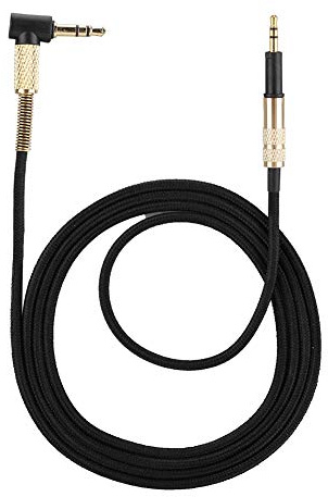 Braided Headphone Wire, Headphone Extension Cable with 3.5mm Plug, Replacement Cable for K450 K451 K452 K480 Q460 123cm Without Microphone