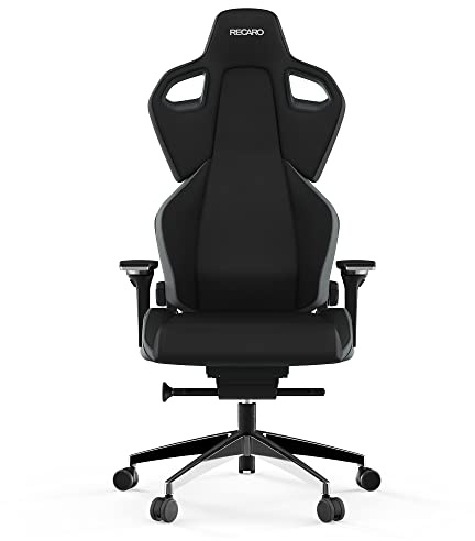 RECARO Exo FX High End Gaming Stuhl & Bürostuhl Ergonomisch [TÜV-Zertifiziert] | Made in Germany | Lordosenstütze & Anti-Submarining Hügel | Stufenlose Einstellung über Handräder, Iron Grey