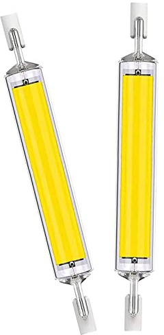 118mm R7s LED Bulbs, 20W High Brightness Double Ended LED Lights, 200W Halogen Bulbs Equivalent, J-Type Linear Bulb, 360° Beam Angle Work Bulbs Landscape Lights Flood Lamp,Cool White 6000k,2Pack