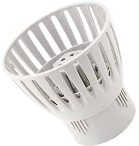 YARNOW Filtro Accessorio Beige e Circolazione Pvc in Funzione Laghetto di Protezione Acqua Facile da Installare Filtraggio Cestello Raccogli Foglie Stagno Pesci
