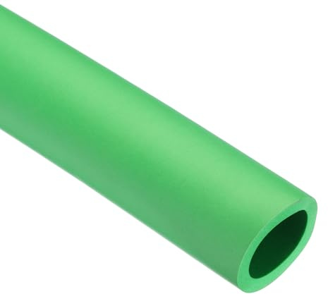 Rebower 28mm ID Pipe Insulation Tubing 5mm Thick Heat Preservation Foam Tube, [for Plumbing Freeze Protection Exercise Handle] - 38mm OD/3ft/Green