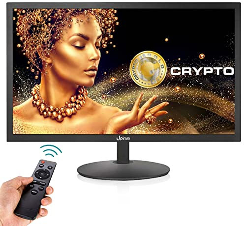 Upinva 19 pollici Monitor CCTV Display Sicurezza Schermo telecamera di sicurezza Multifunzione HDMI AV BNC VGA Ingresso interfaccia USB monitor del computer Risoluzione 1440X900